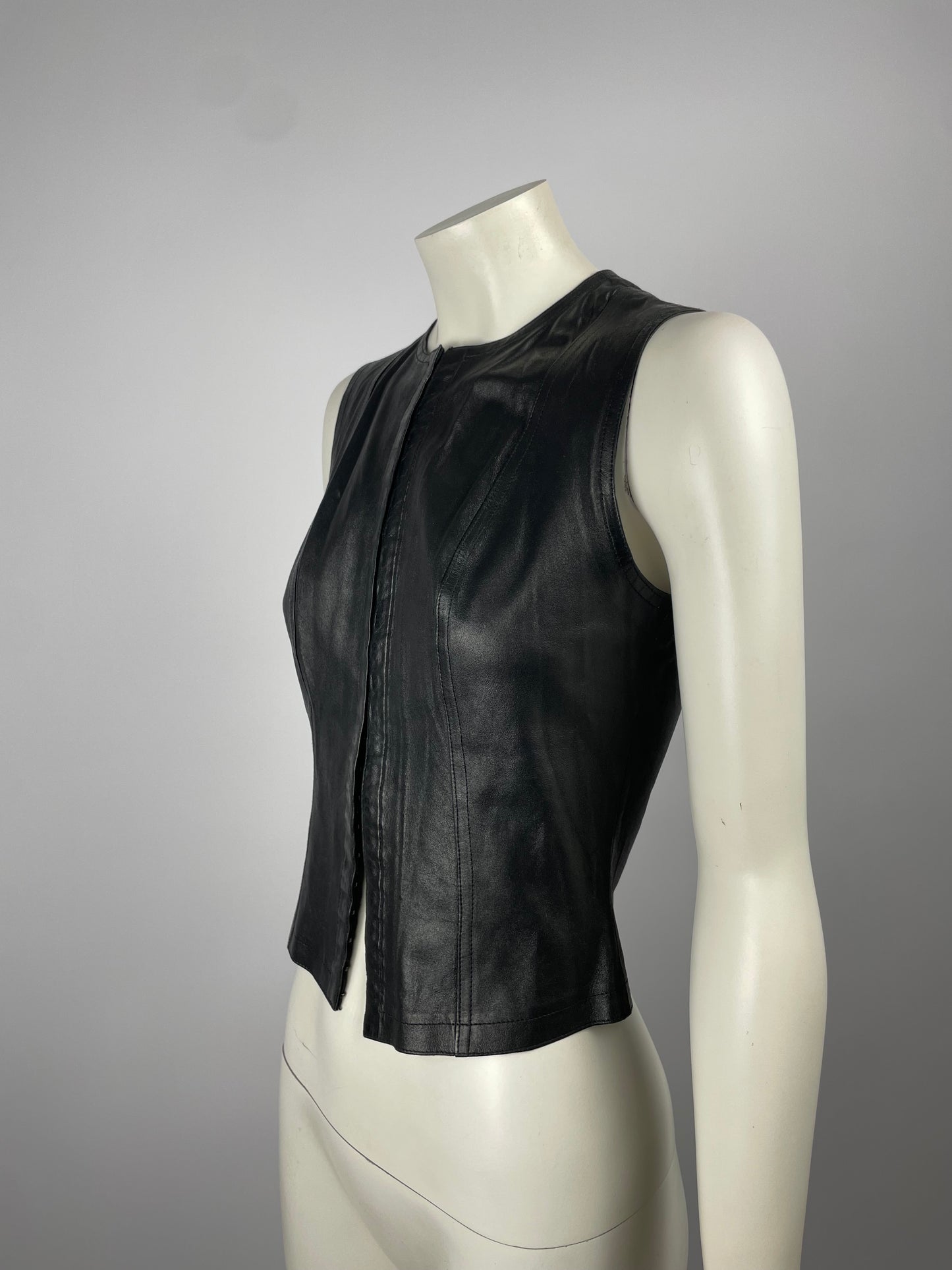 Plein Sud F/W 2002 Leather Vest