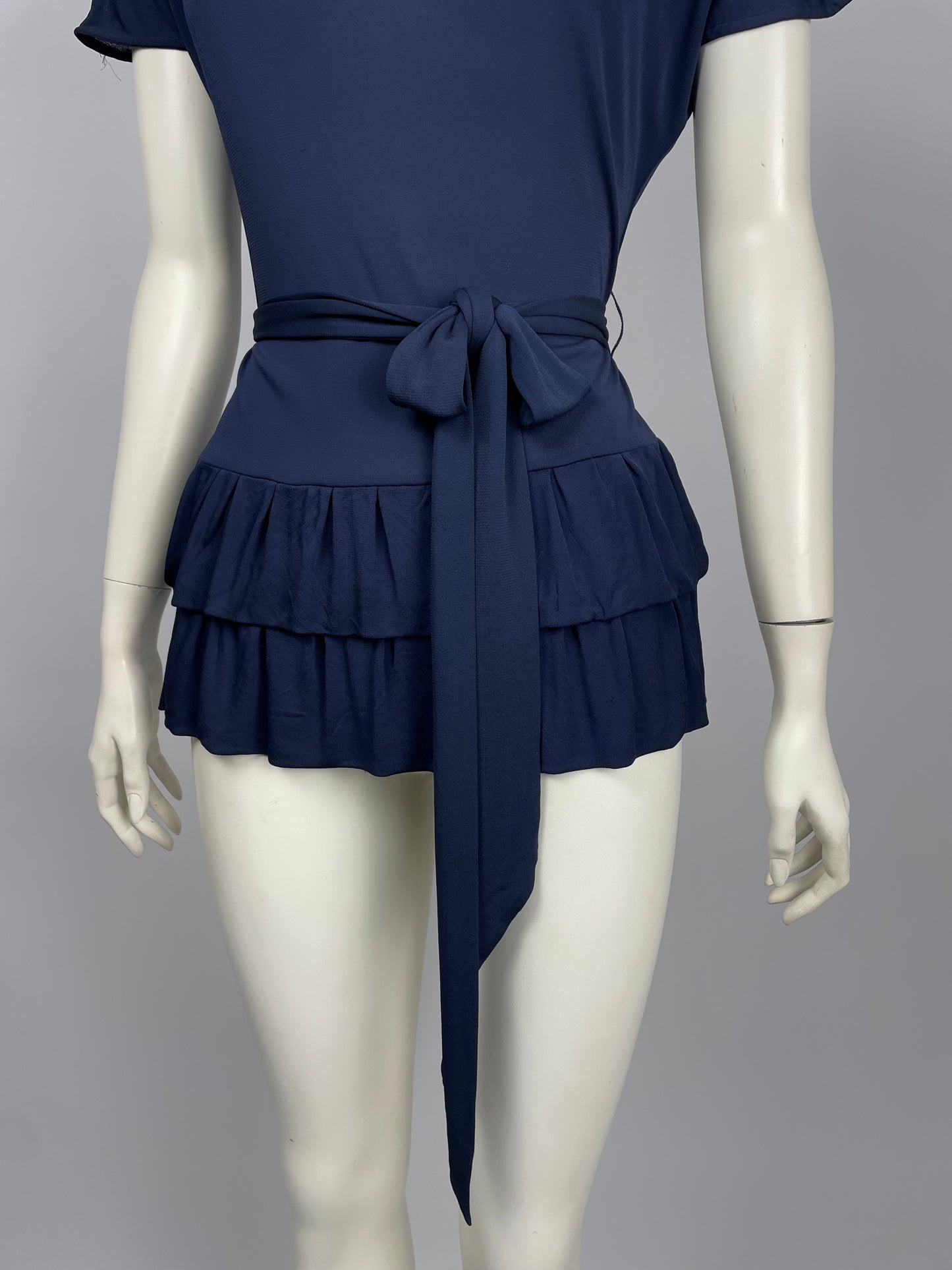 Dior by John Galliano 2009 Cruise belt blouse.
