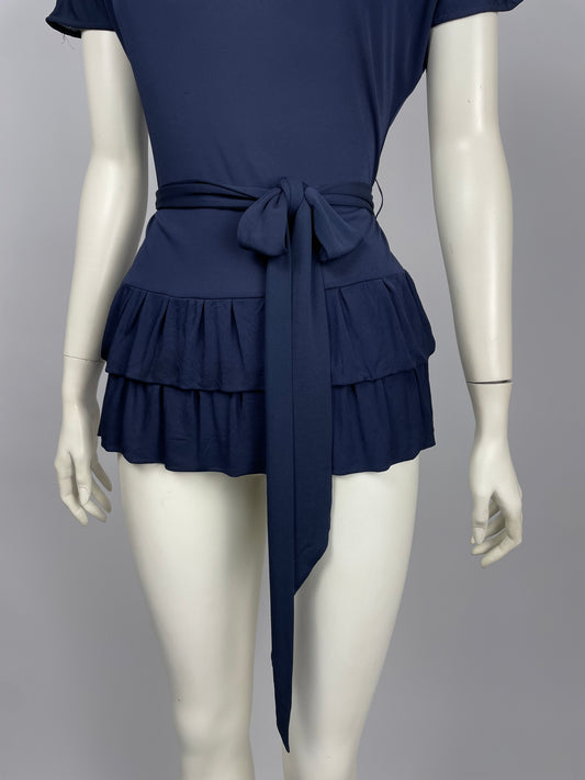 Dior by John Galliano 2009 Cruise belt blouse.