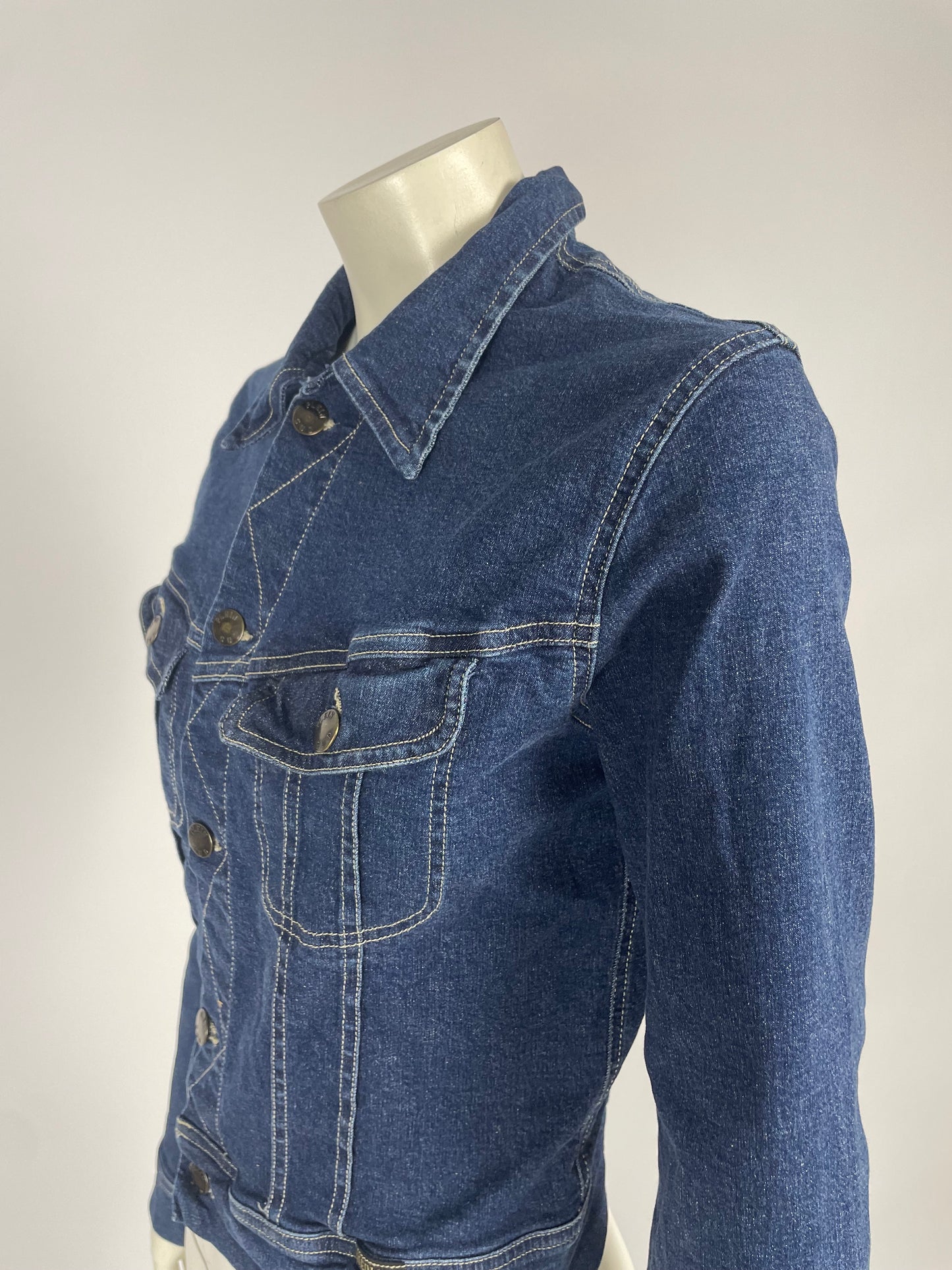 Plein Sud F/W 2000 Elastic jean jacket