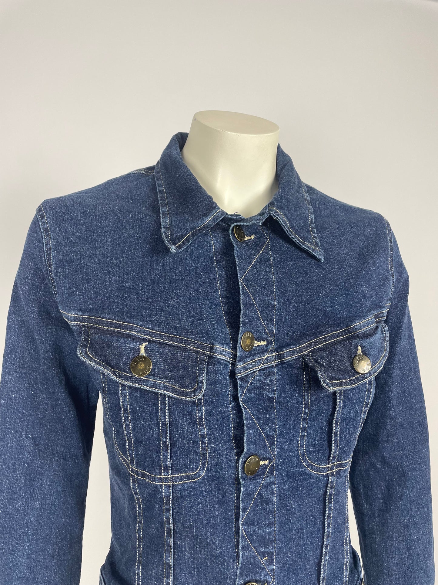 Plein Sud F/W 2000 Elastic jean jacket