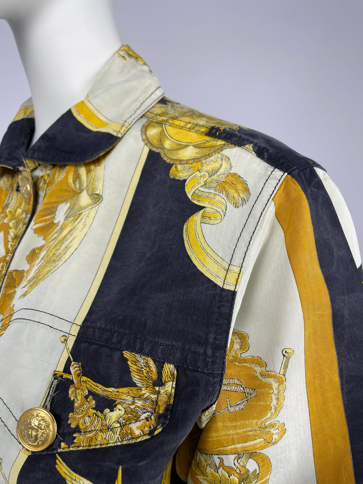 Gianni Versace S/S 1992 Barroque print jacket