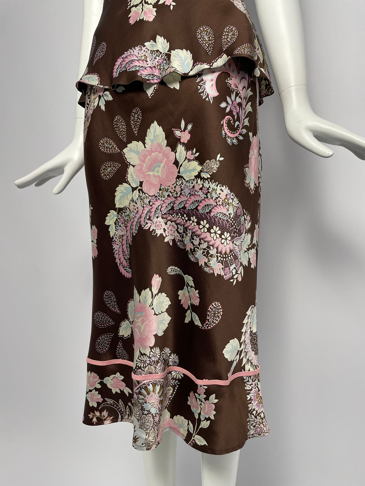 Gerard Darel 2000’s Silk floral set