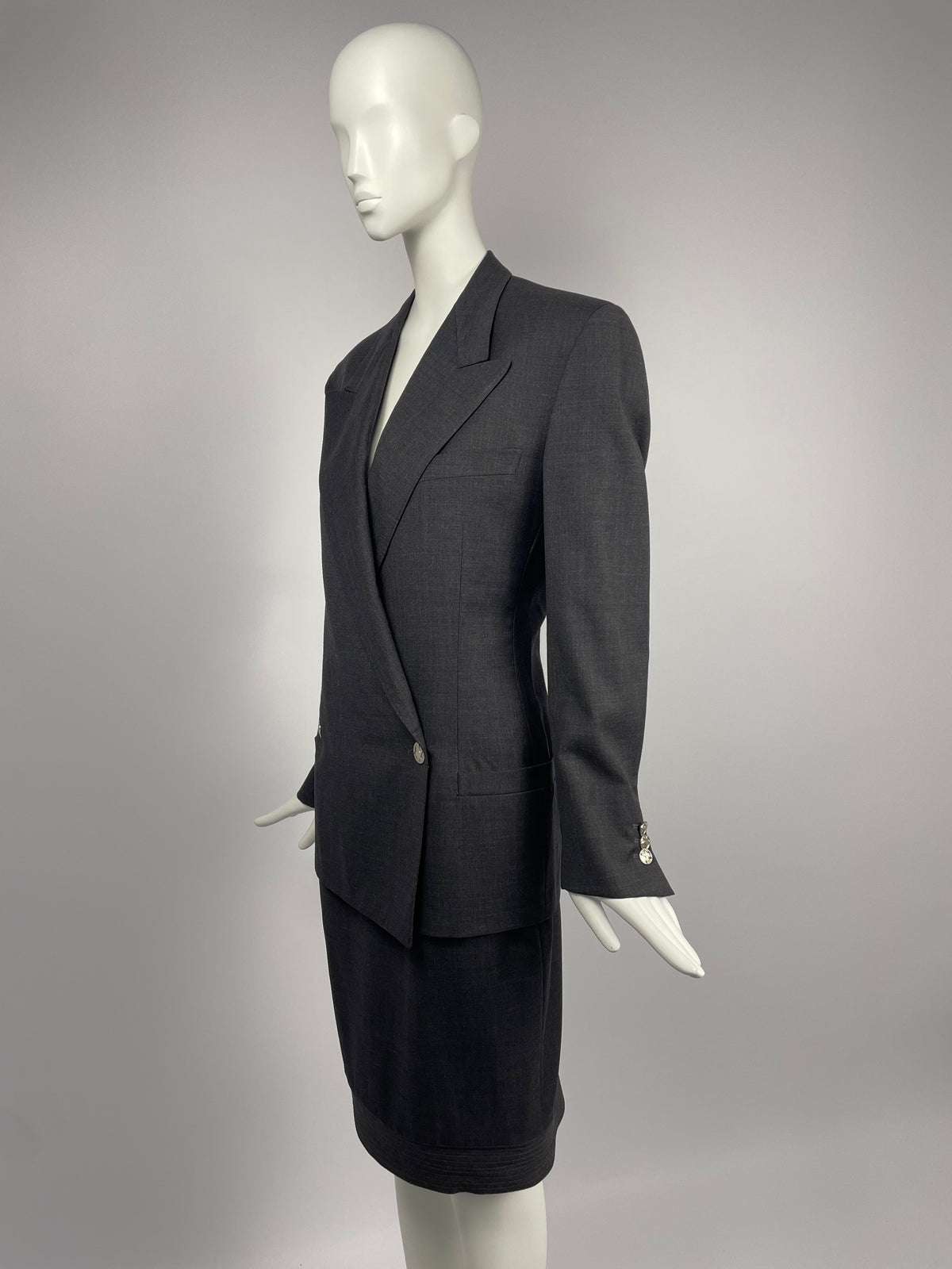 Gianni Versace F/W 1990 double breasted suit