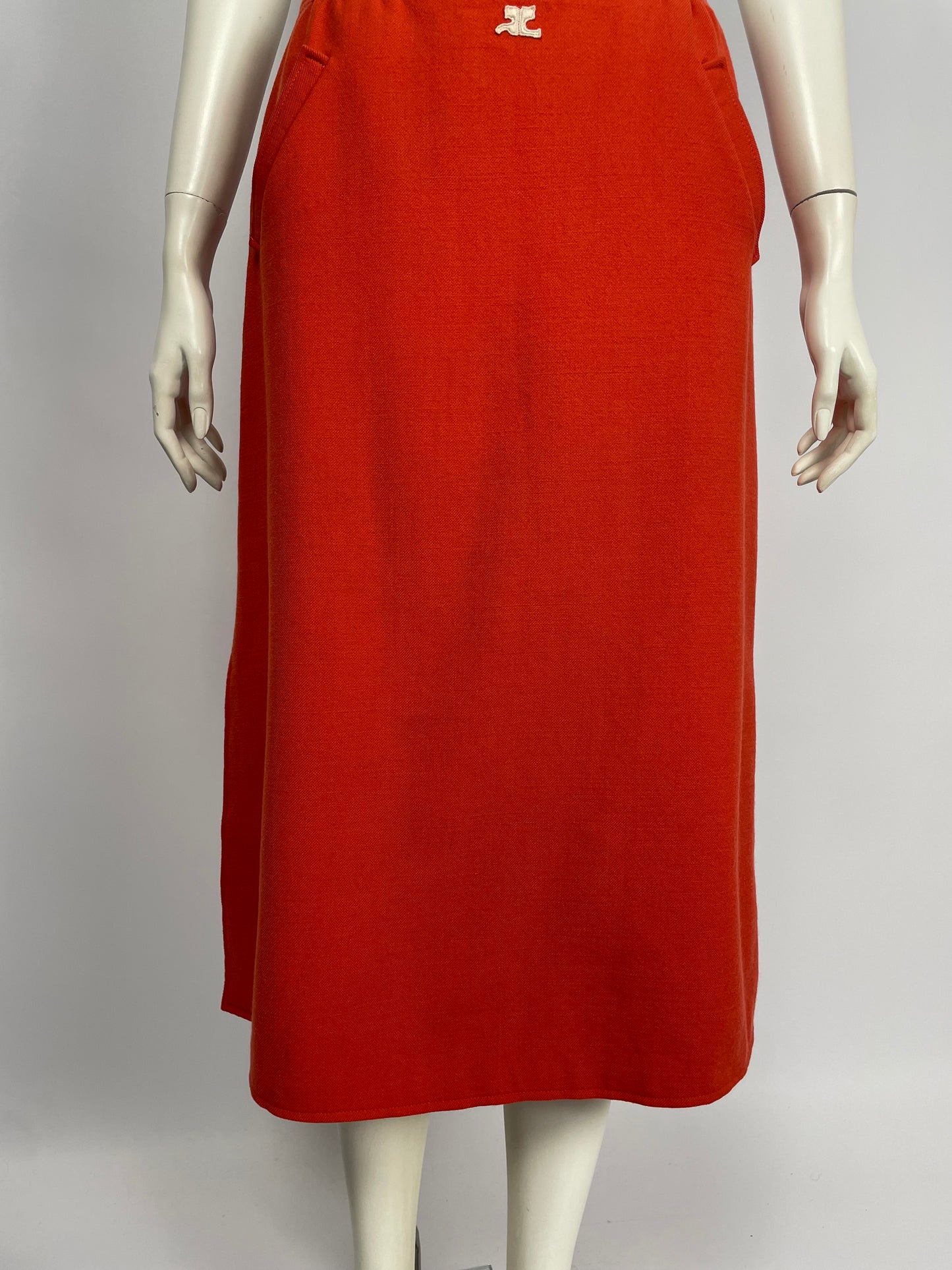 Courregès 1980’s maxi skirt.