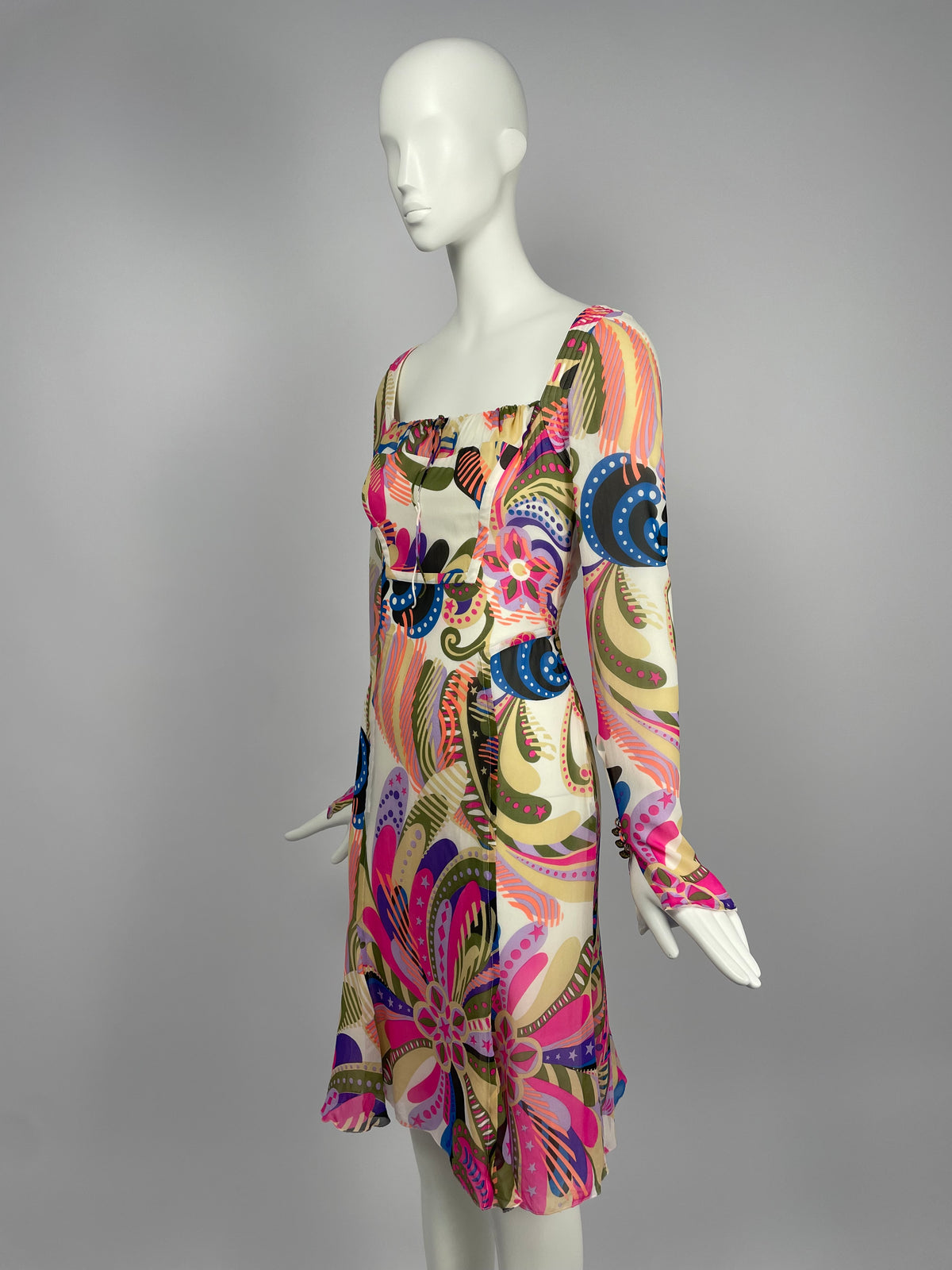 Gianni Versace Couture F/W 2002 Silk Dress
