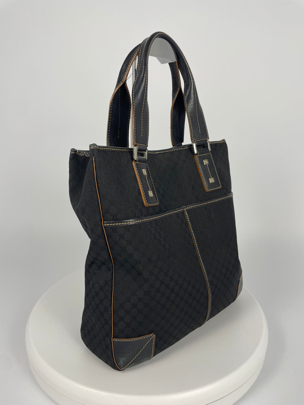 Celine 2010's logo print handbag