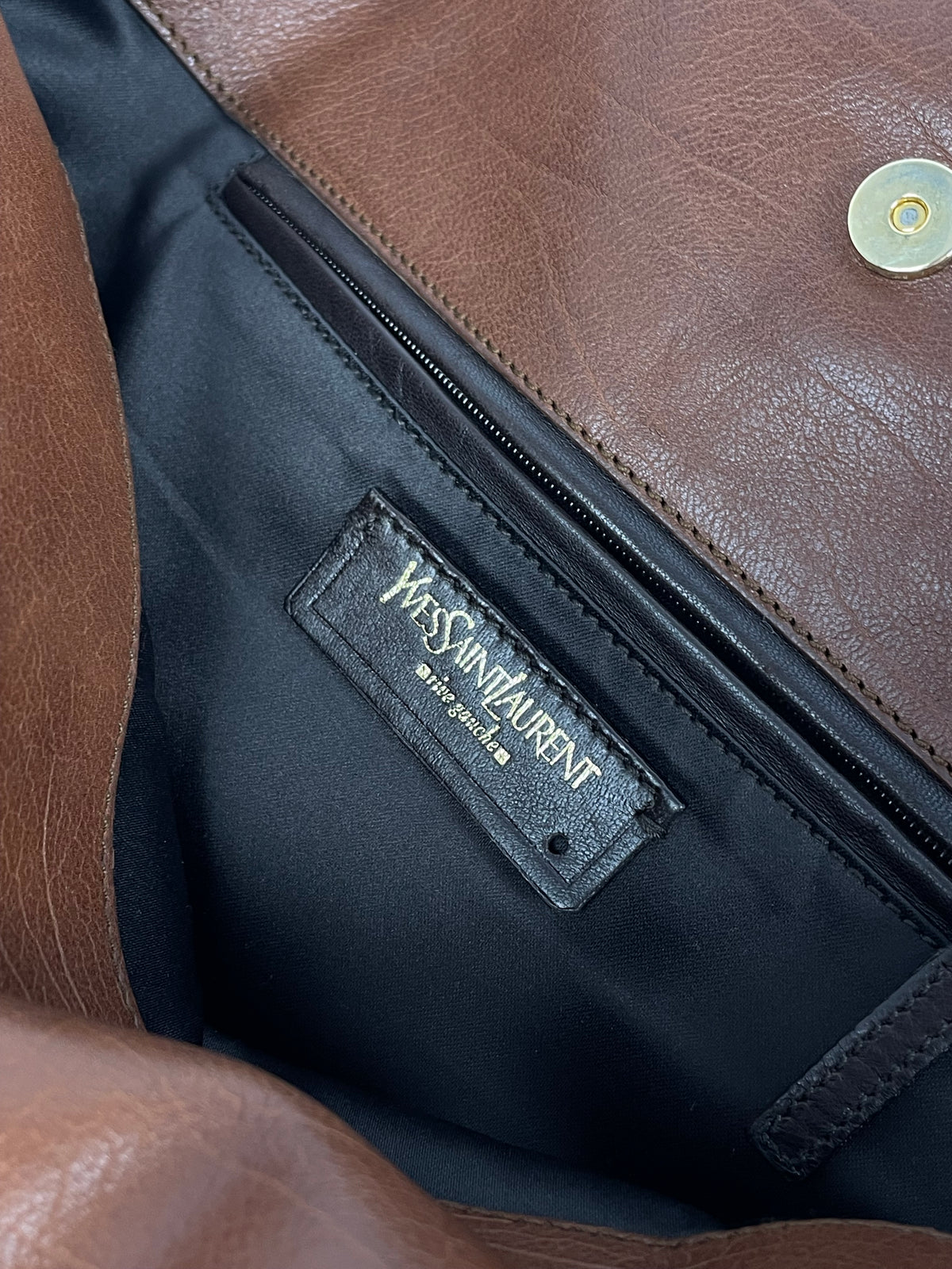 Saint Laurent by Tom Ford 2000's brown bag