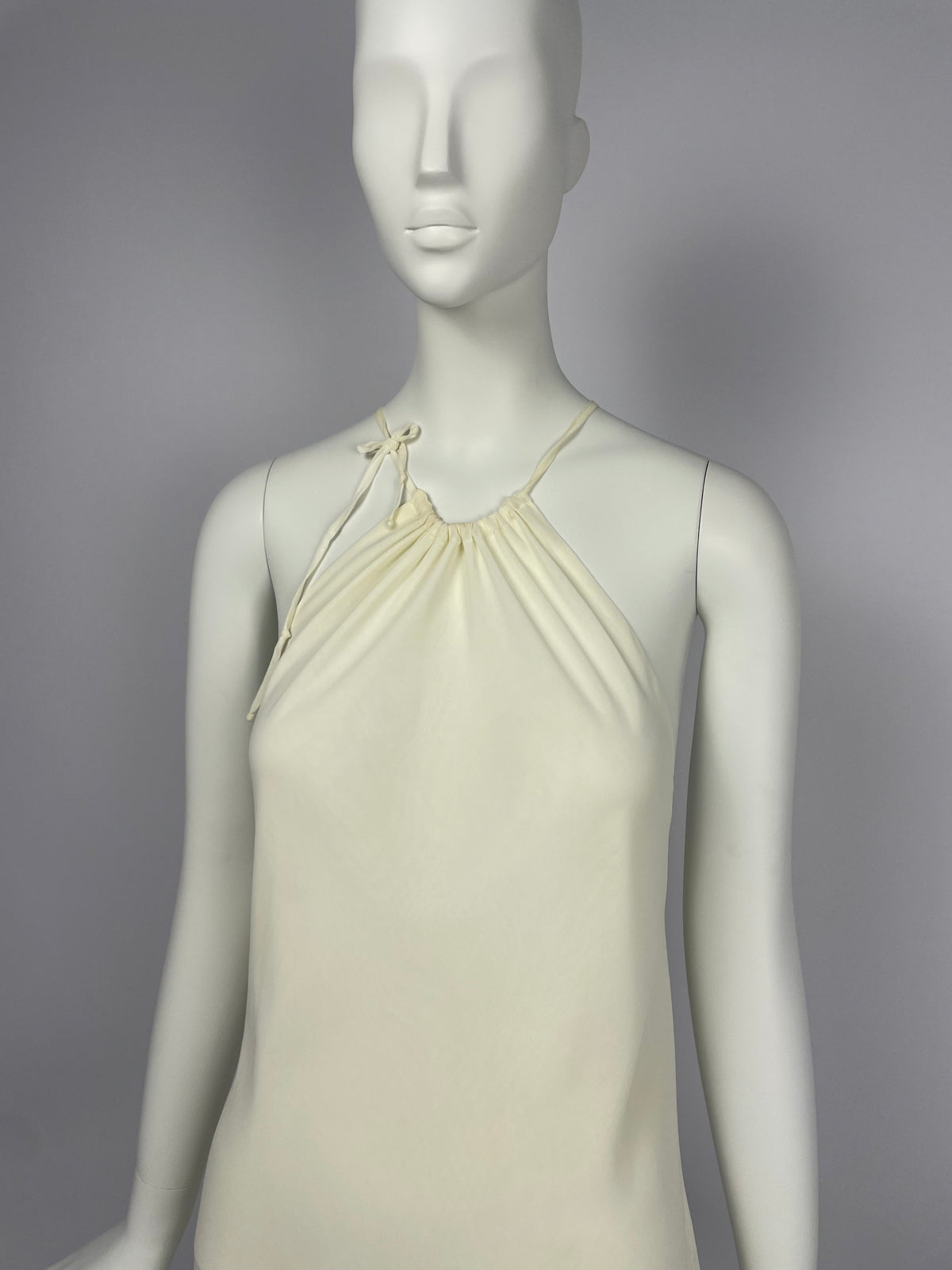 Gai Mattiolo 2000’s Double layer asymmetrical maxi dress
