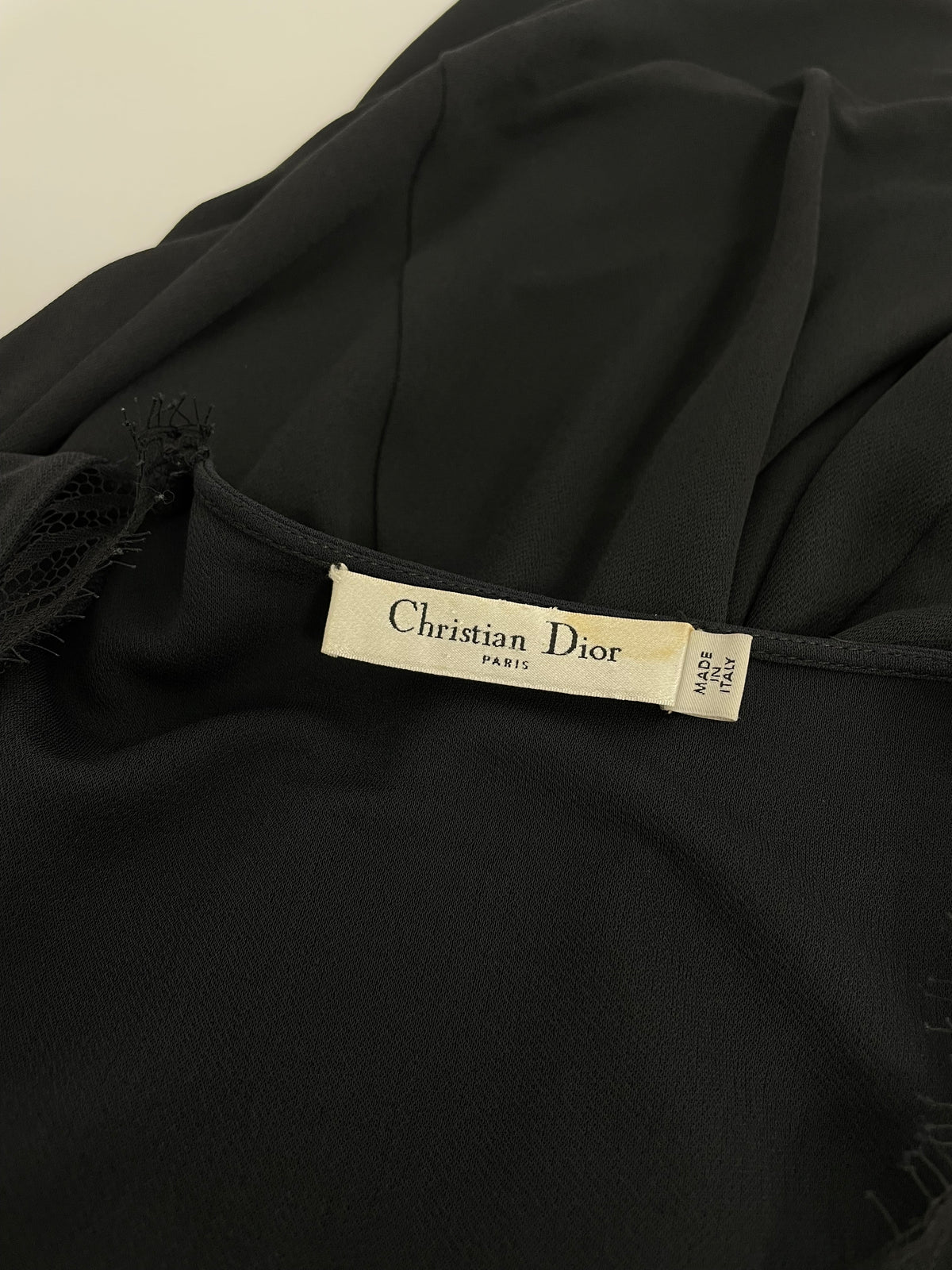Dior by John Galliano F/W 2009 lace neckline dress