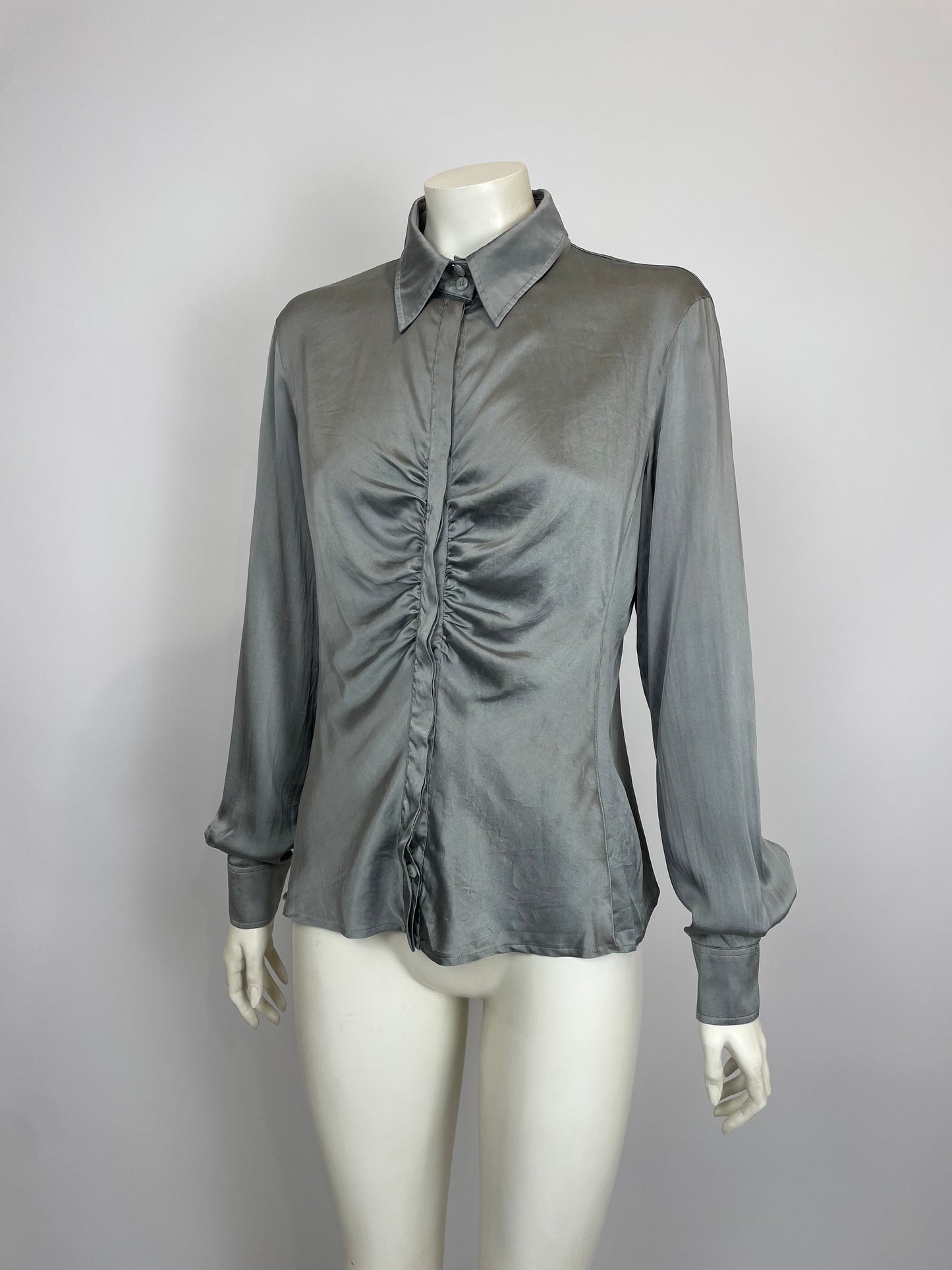 Armani 2000's Gathered shirt.
