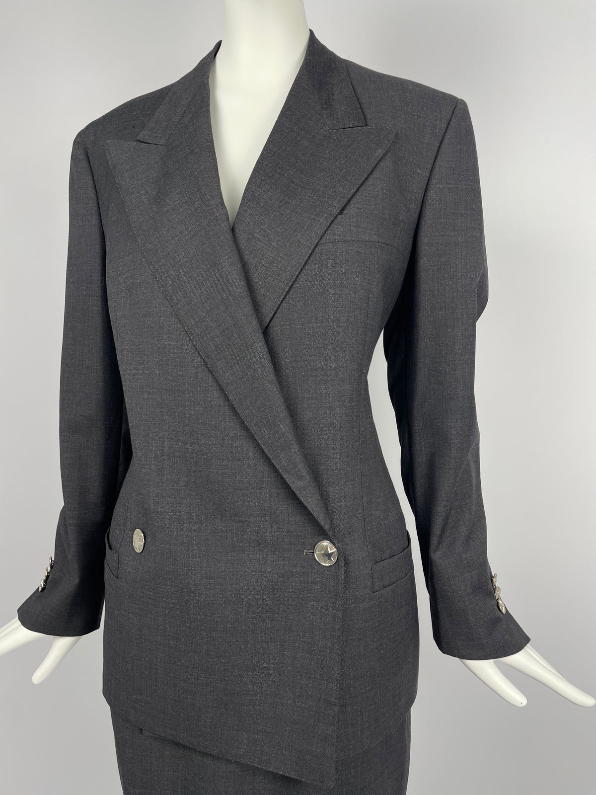 Gianni Versace F/W 1990 double breasted suit