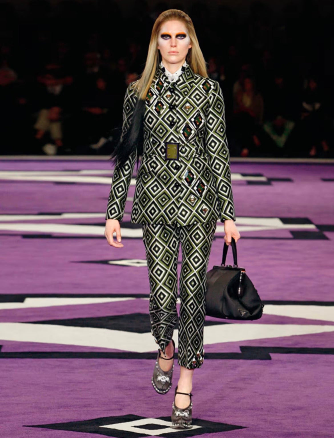 Prada F/W 2012 Resin Applique dress