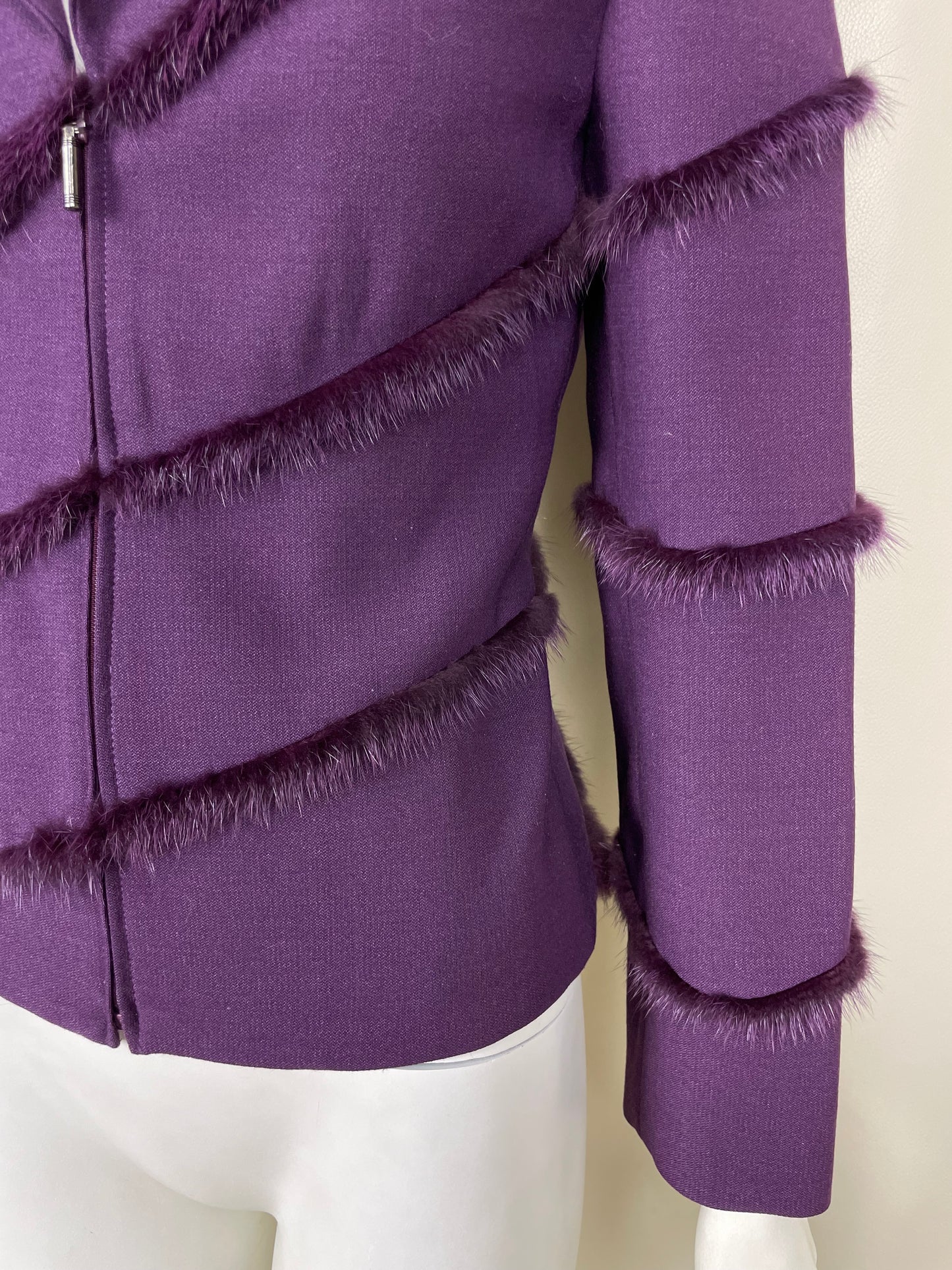 Gianni Versace Couture Fur Blazer