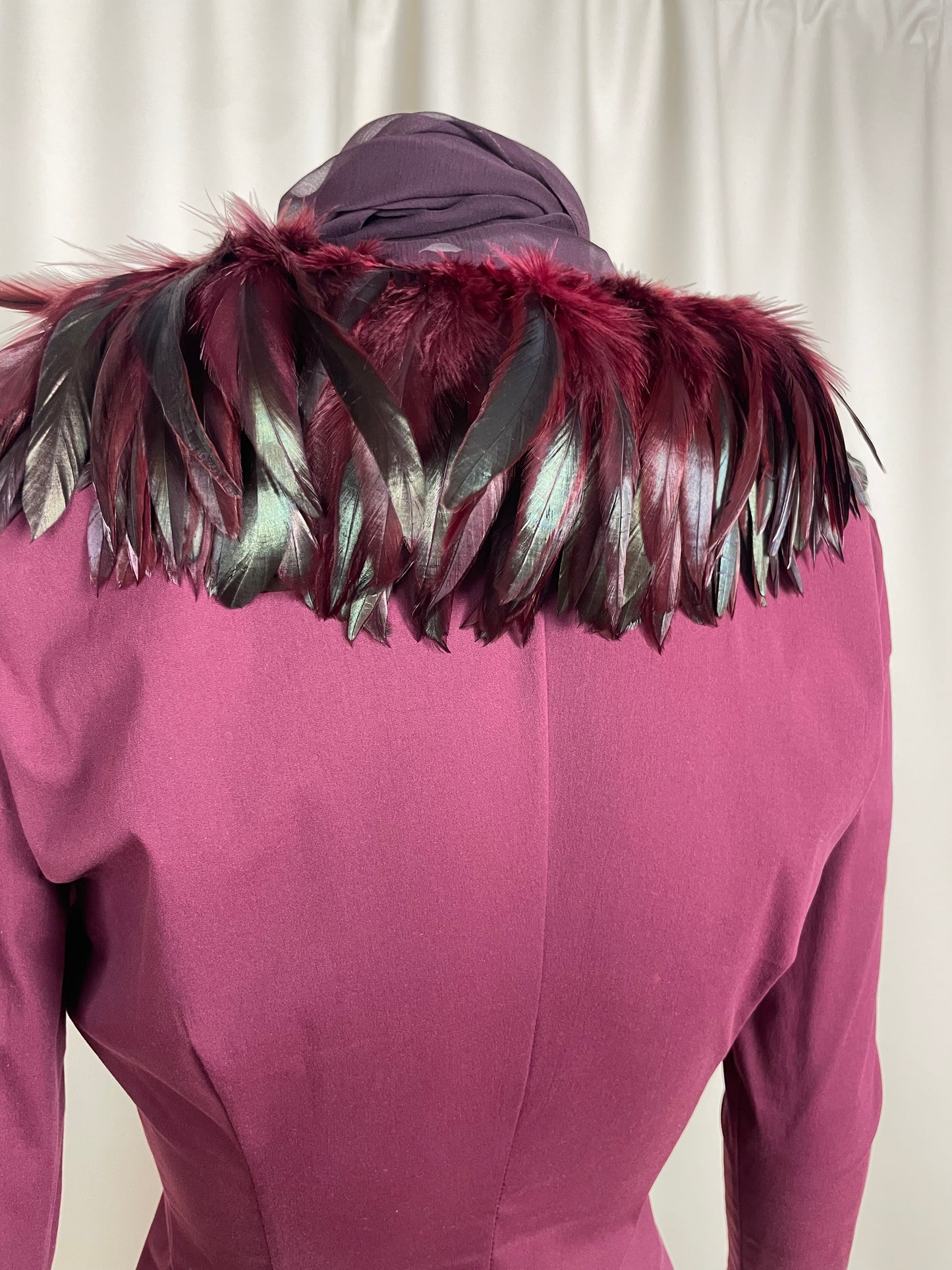 Dolce & Gabbana F/W 1990 Feather Shirt