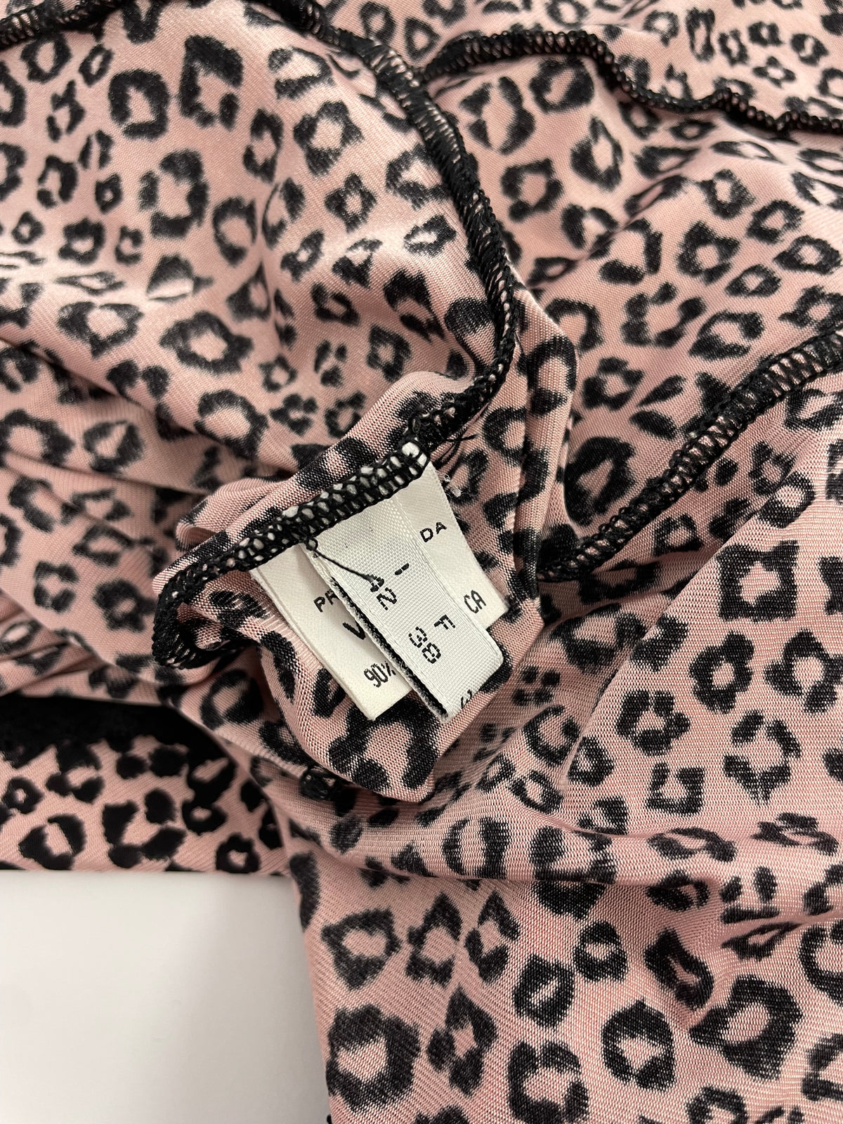 Blumarine 2000's Pink cheetah mini dress
