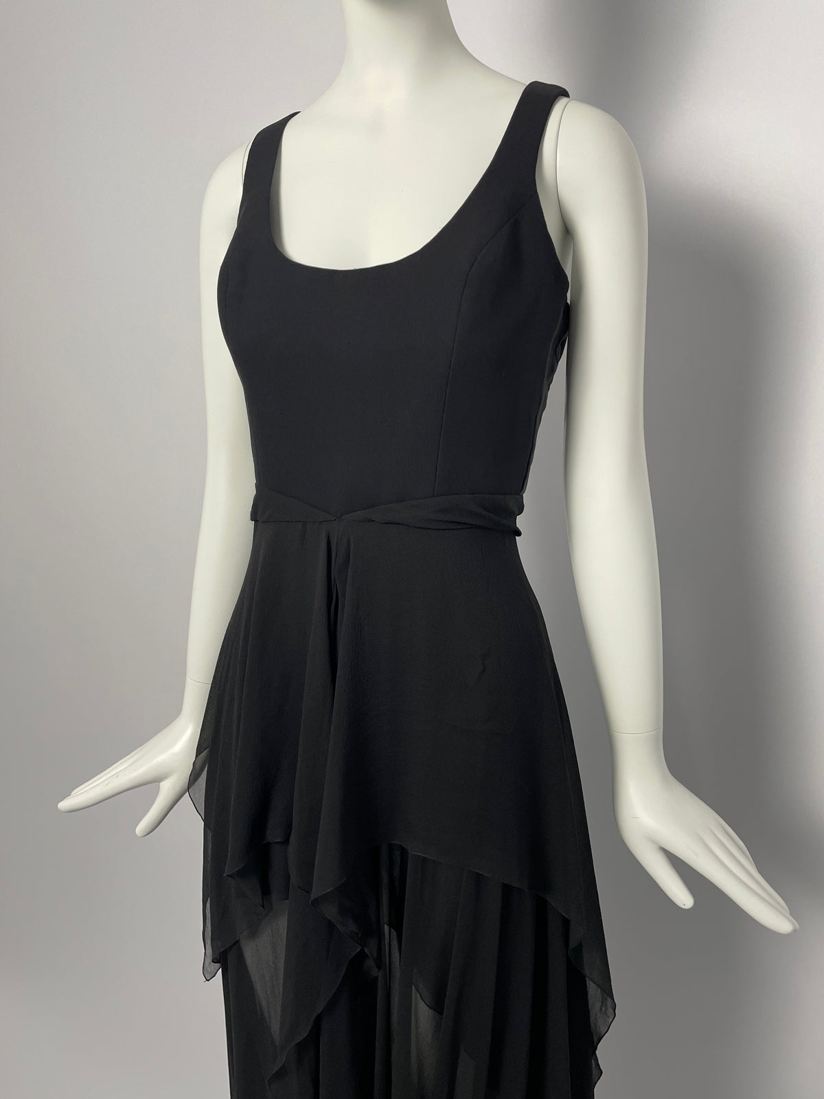 Calvin Klein 1990's silk maxi dress