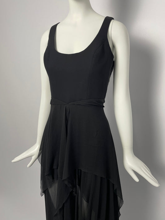 Calvin Klein 1990's silk maxi dress