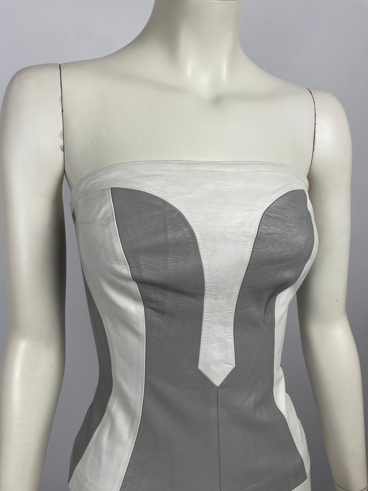Plein Sud F/W 1991 Leather Bustier
