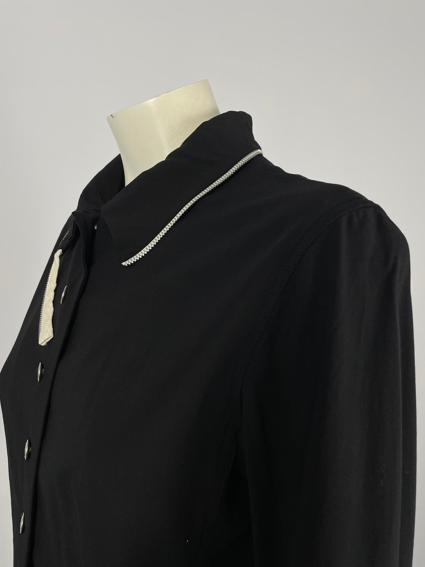 Dior by John Galliano S/S 2001 cropped zipper jacket.