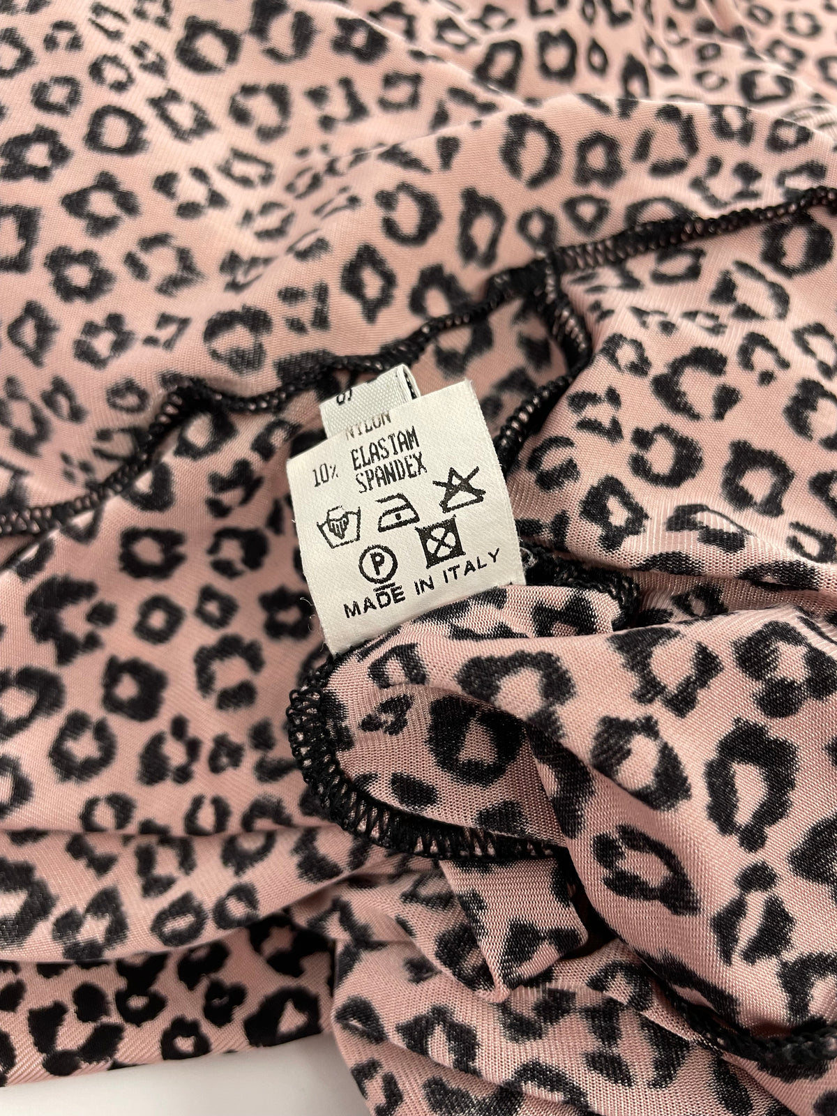 Blumarine 2000's Pink cheetah mini dress