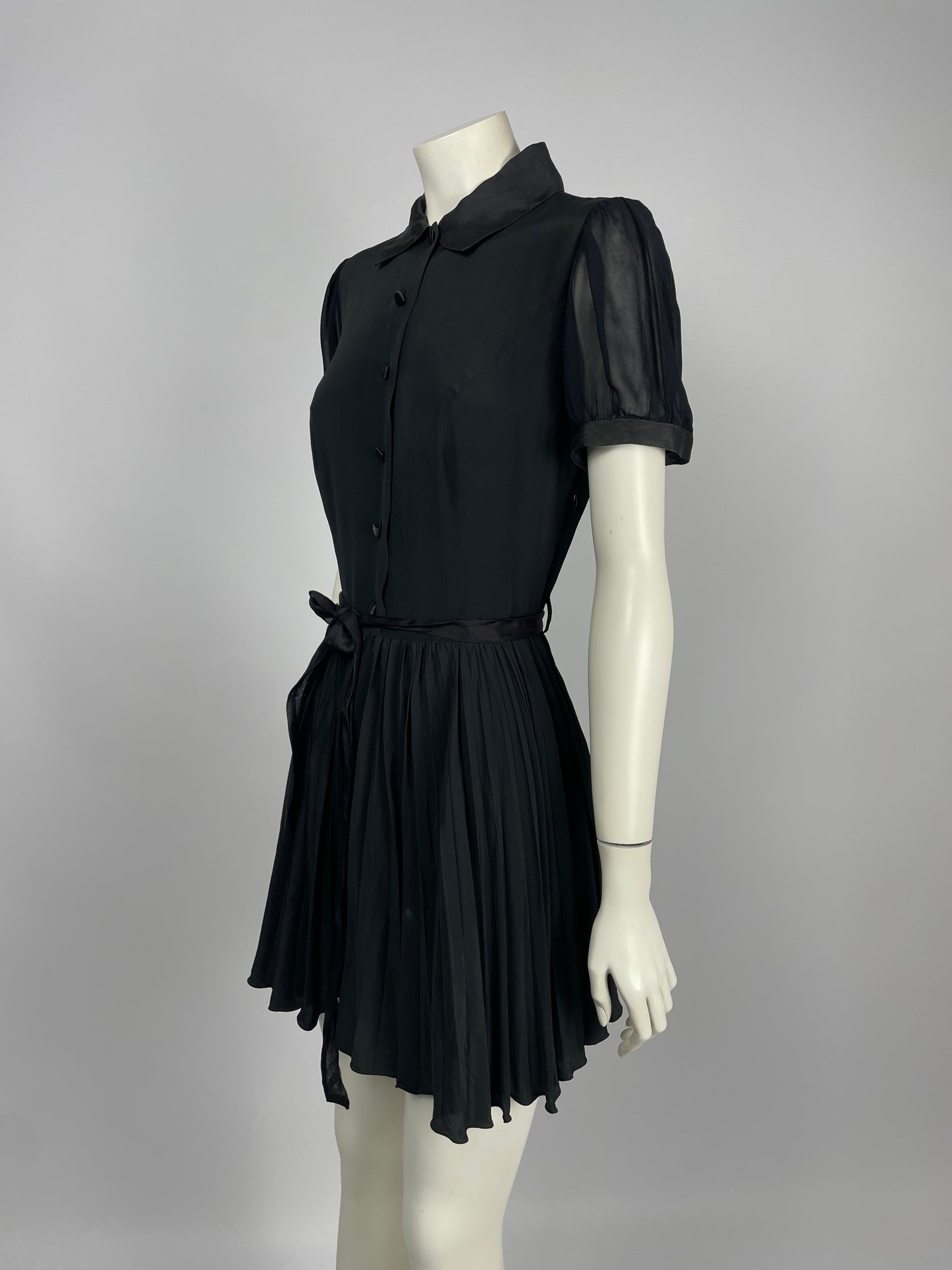 Blumarine 1990’s Tie mini dress.