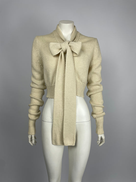 Dolce & Gabbana 2010’s Alpaca tie cardigan