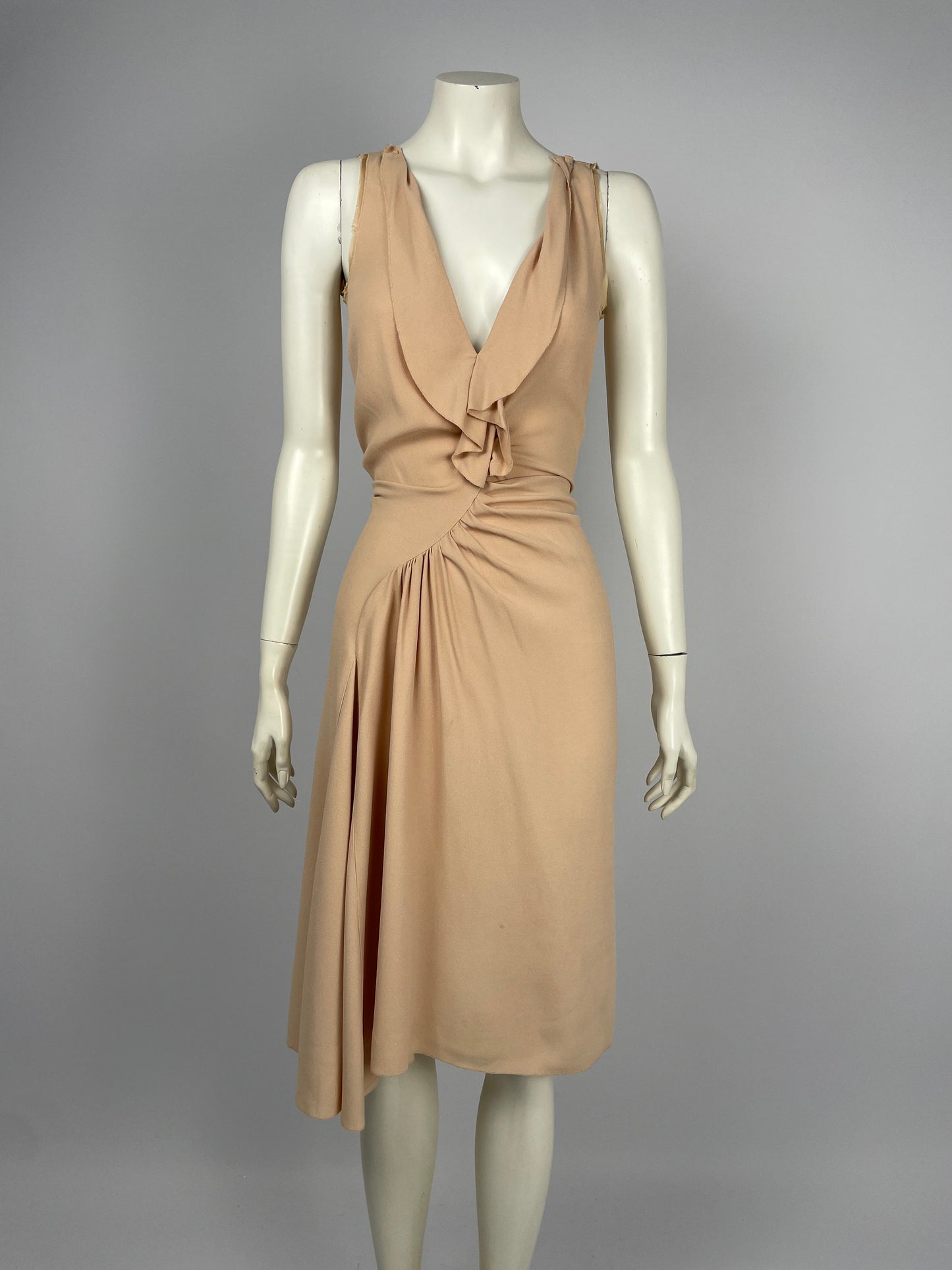 Prada S/S 2007 pink maxi dress.