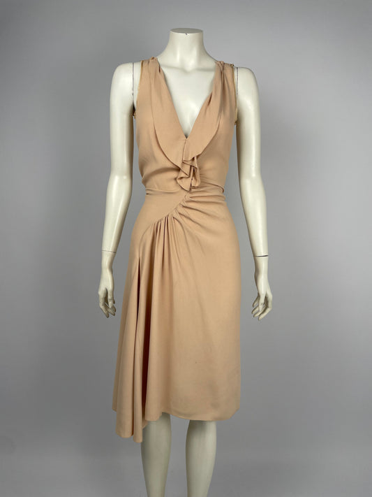 Prada S/S 2007 pink maxi dress.