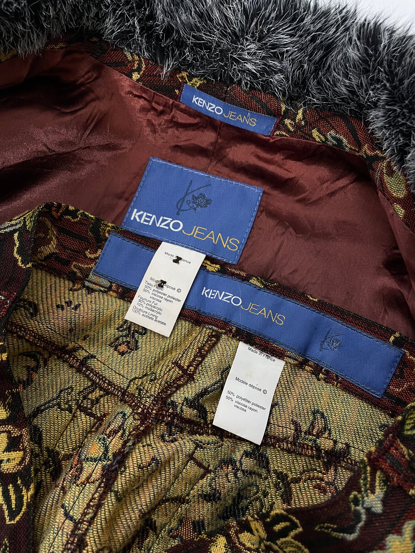 Kenzo jacquard suit