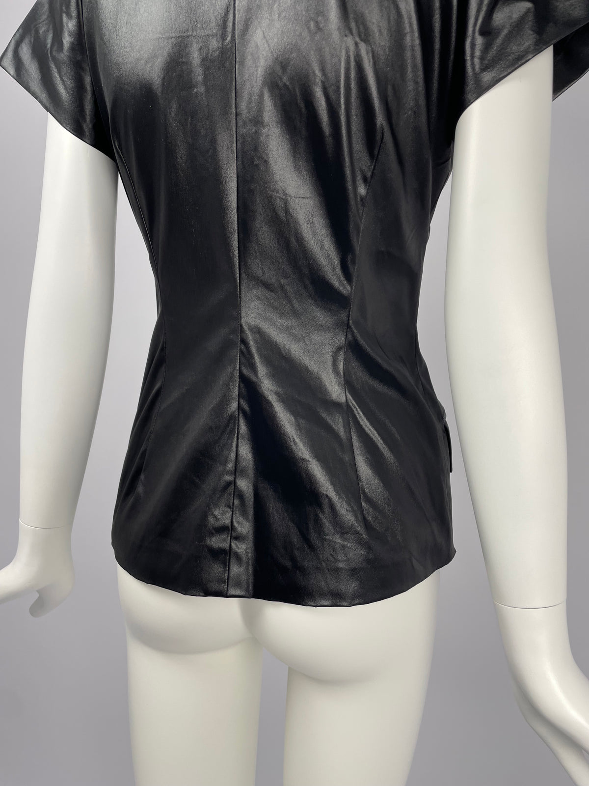 Dolce & Gabbana S/S 1999 patent leather shirt
