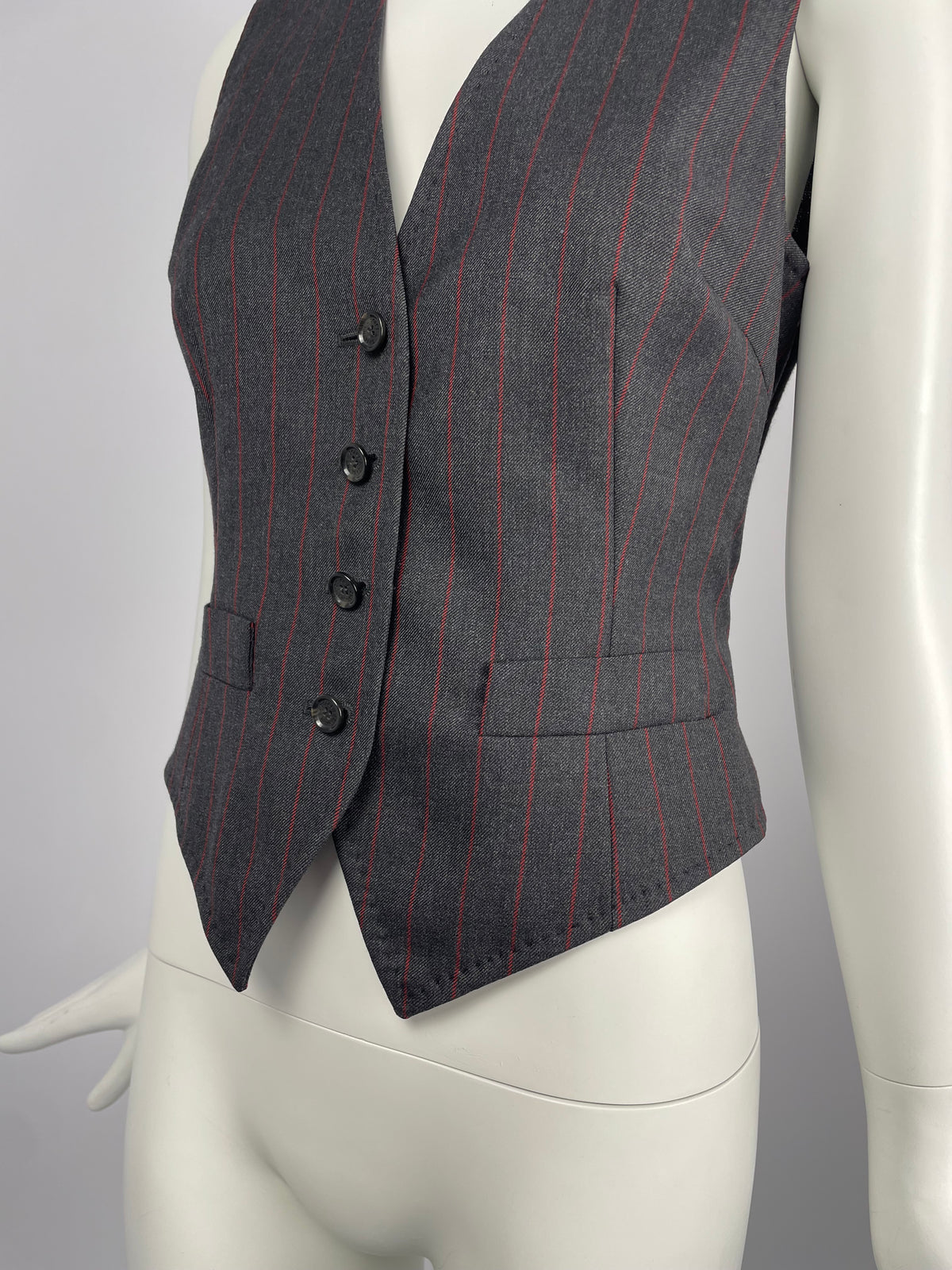 Dolce & Gabbana F/W 1997 Pinstripe wool vest