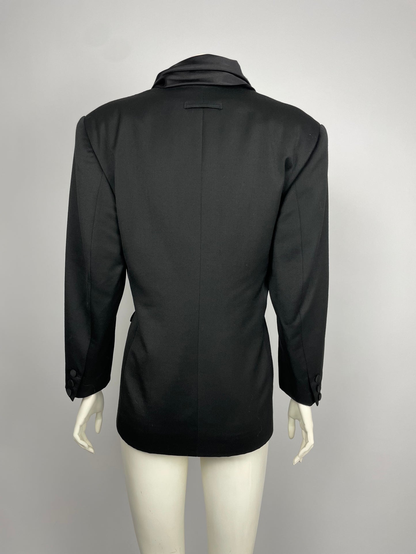 Jean Paul Gaultier 1990's silk scarf blazer