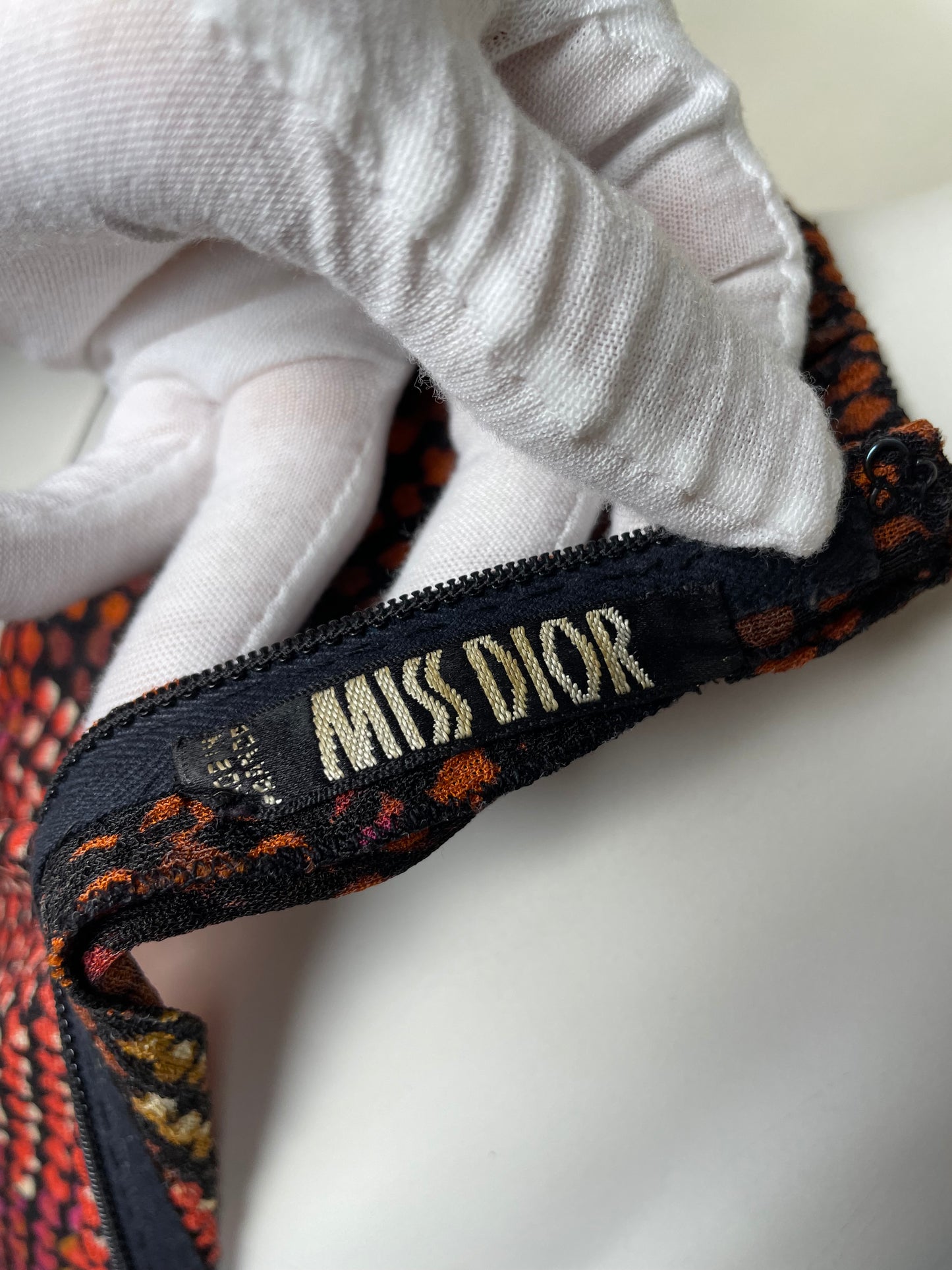 Miss Dior 1970’s Floral Dots Dress (M)