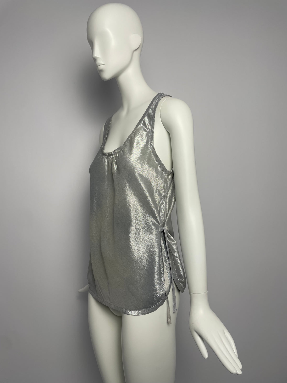 Prada 2000's Silver tie top