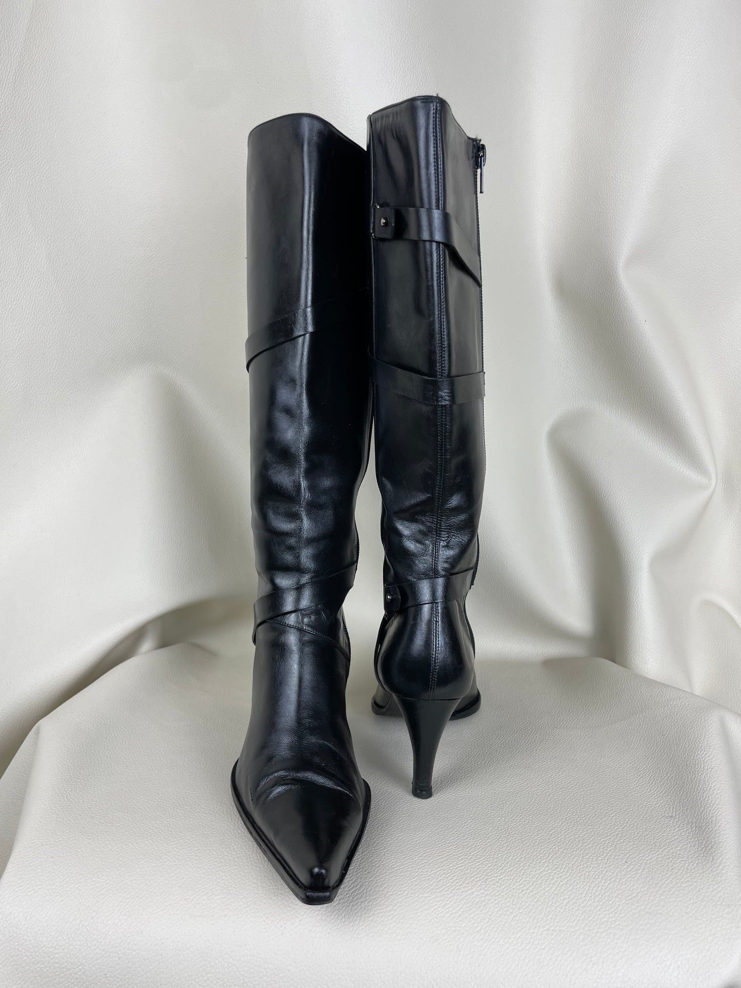 Balenciaga Leather Boots (37)