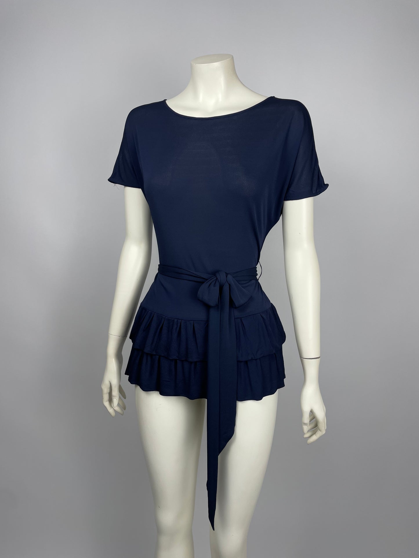 Dior by John Galliano 2009 Cruise belt blouse.