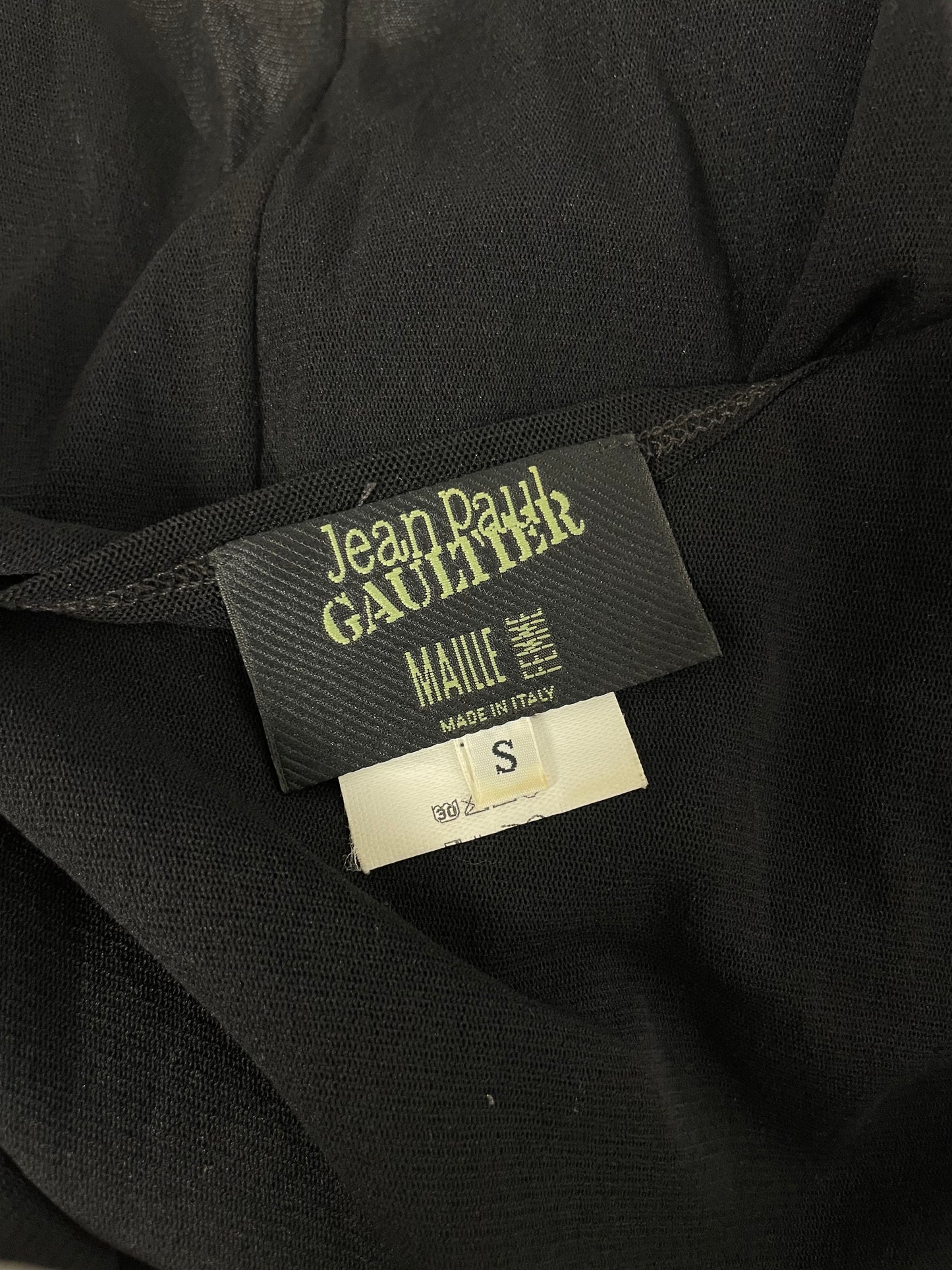 Jean Paul Gaultier Mesh Maxi Dress
