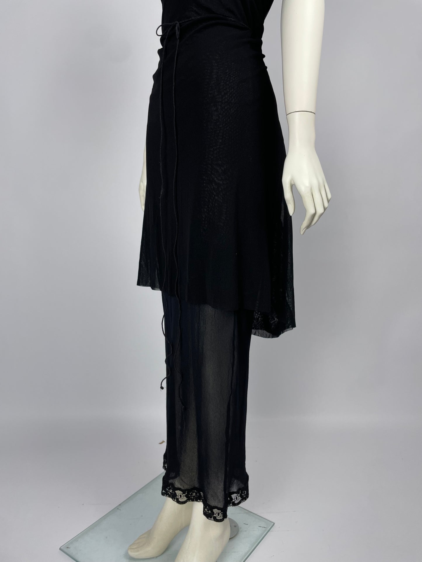Jean Paul Gaultier Mesh Maxi Dress