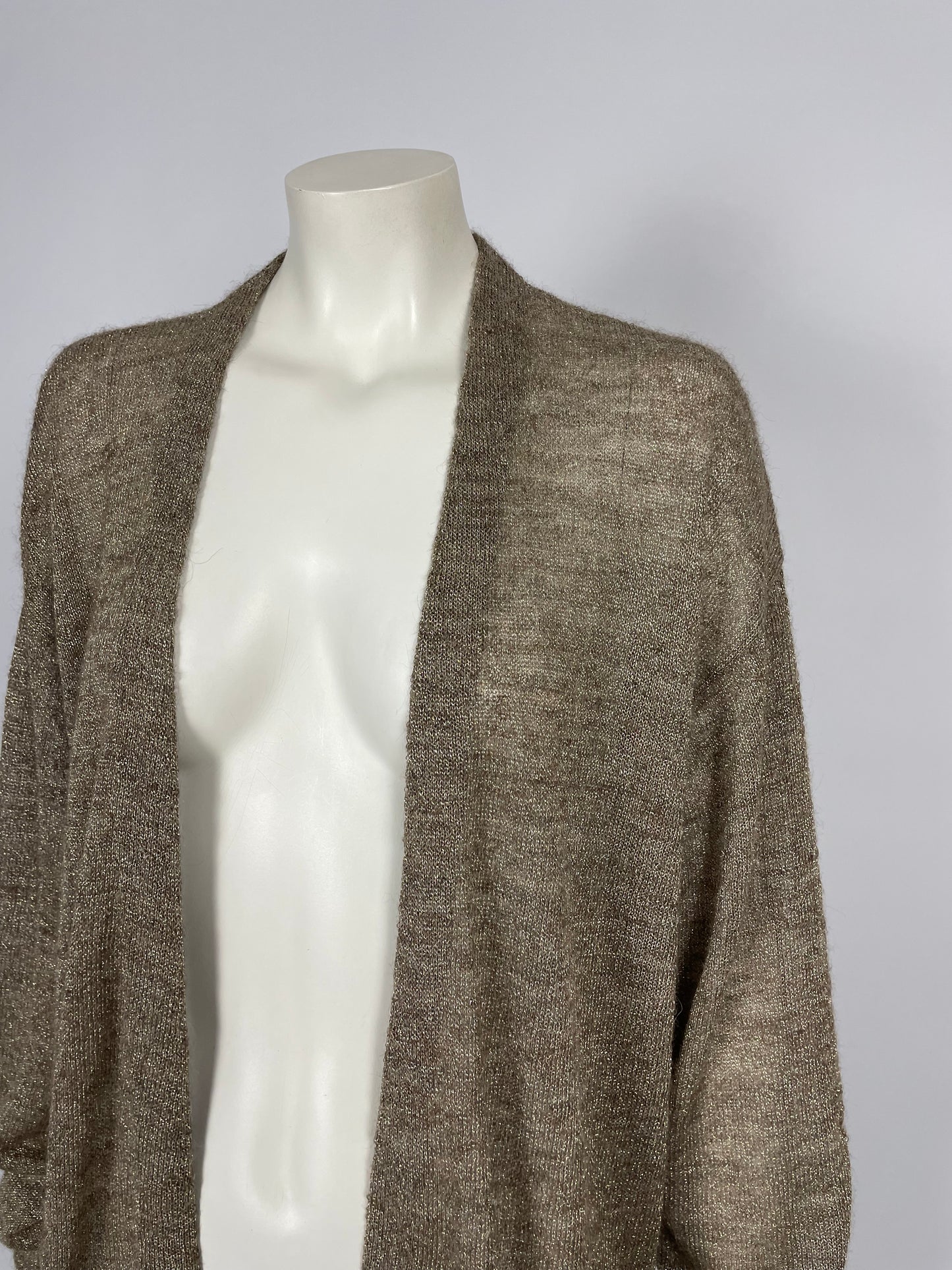 Dries van Noten 2000’s Glittery maxi cardigan