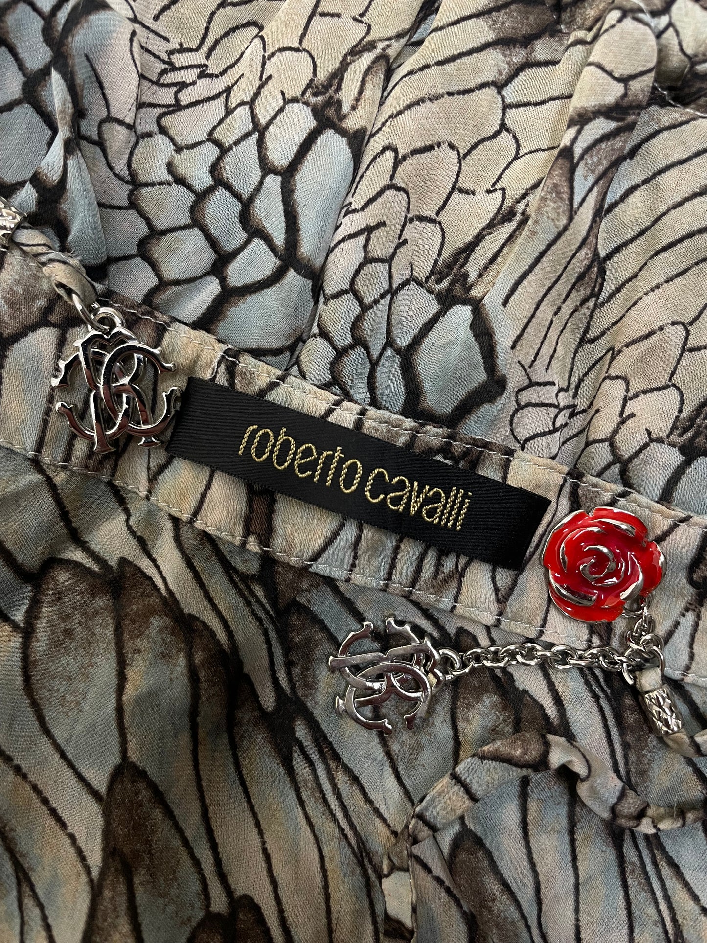 Roberto Cavalli Silk Blouse (M)