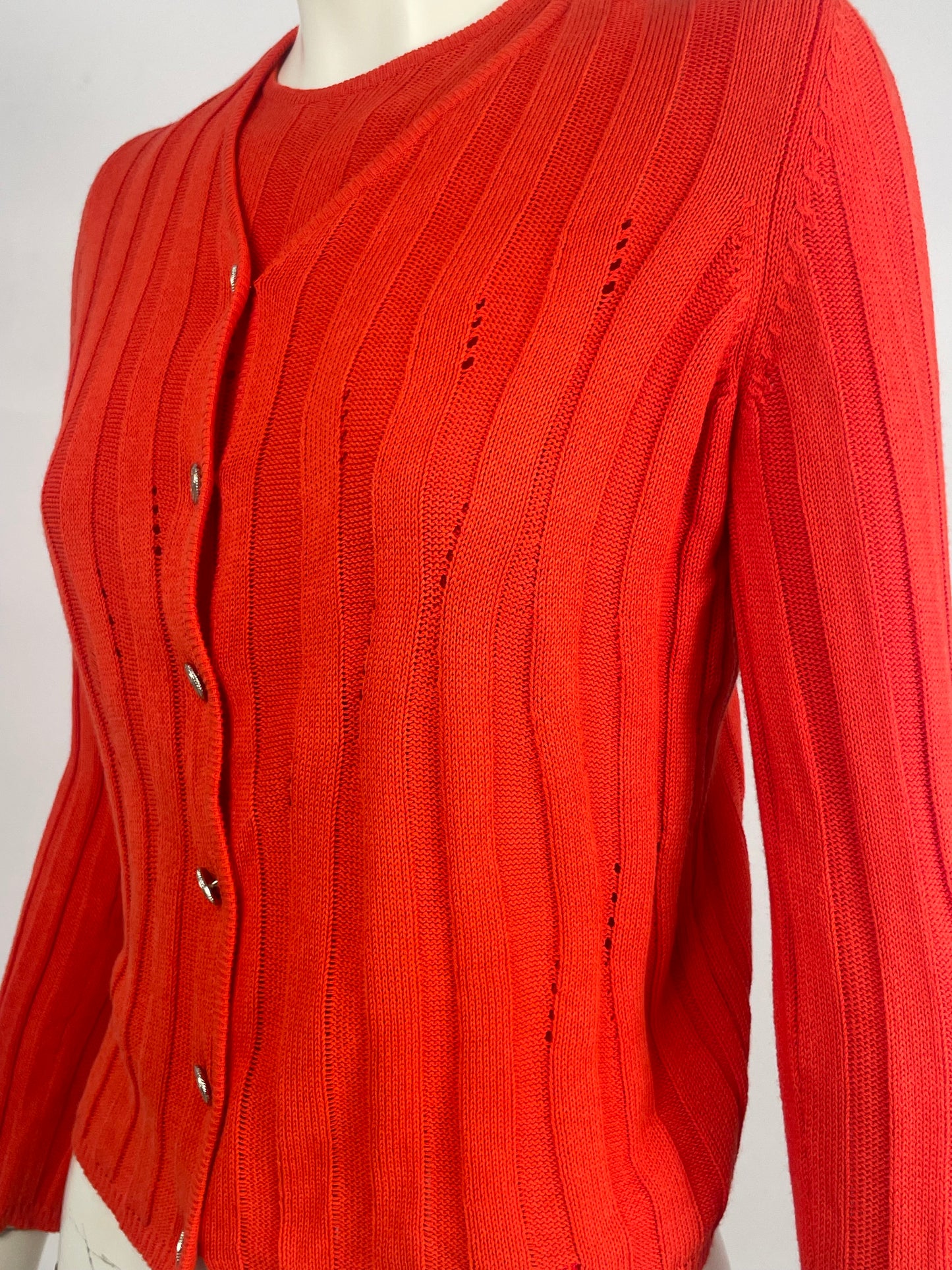 Gianni Versace 2000’s red twin set