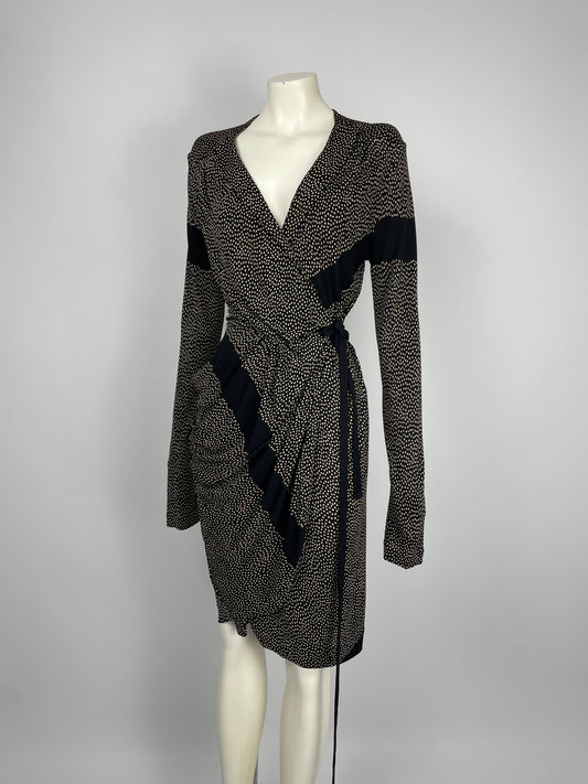 Balenciaga by Nicolas Ghesquiere 2010 Polka dots tie dress