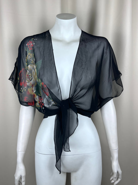 Dior 1970’s miss dior flower blouse (M)