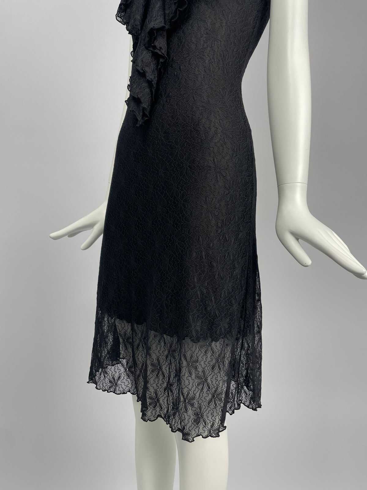 Blugirl Blumarine 2000's lace midi dress
