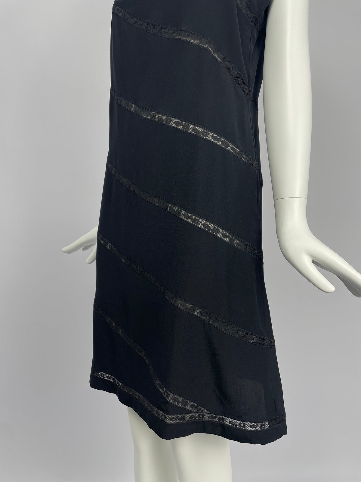 Chanel by Karl Lagerfeld S/S 1998 Bias cut sheath dress