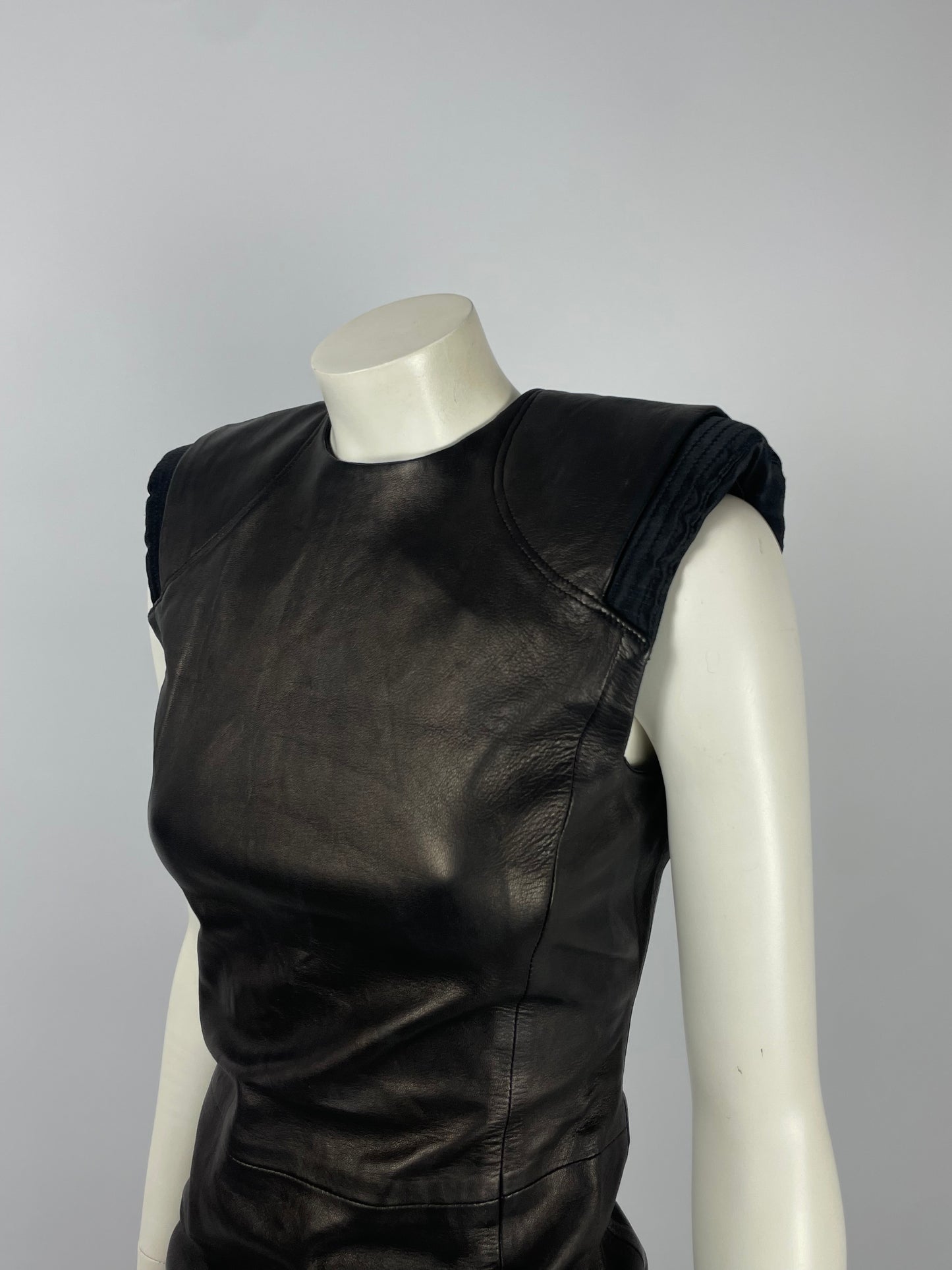 Gianni Versace F/W 2001 Leather Dress