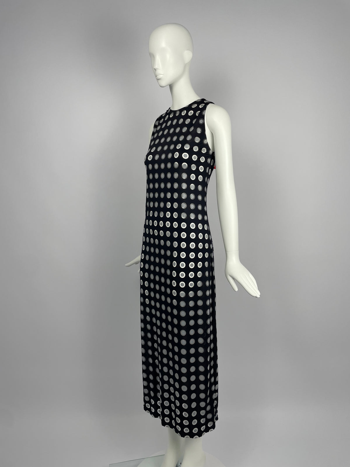 Gianni Versace 1990's Polka Dots maxi dress