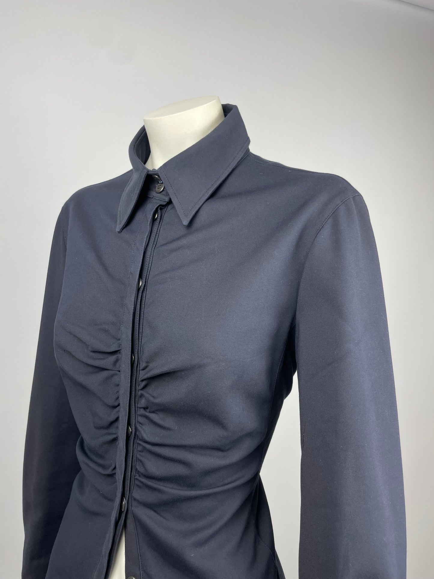 Armani Navy gathered jacket