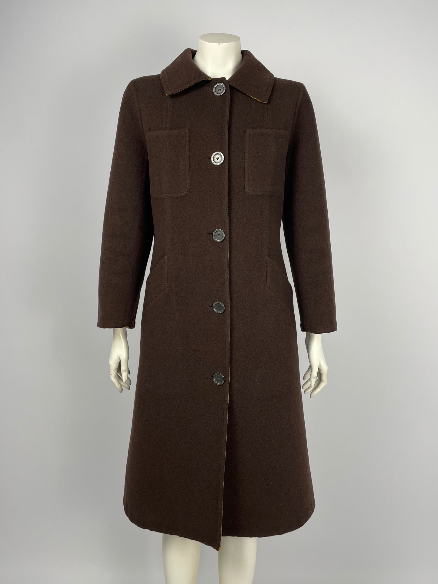 Hermès 1970’s Wool coat.